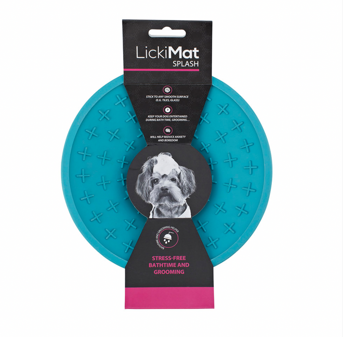 LickiMat Splash Wall &amp; Floor Suction Slow Food Bowl